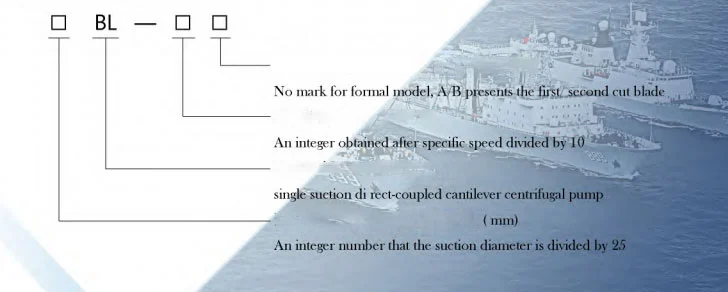 BL Marine Horizontal Centrifugal Pump
